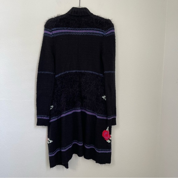 Vera Wang Princess Juniors Open Front Cardigan Sweater Size M - Picture 5 of 6